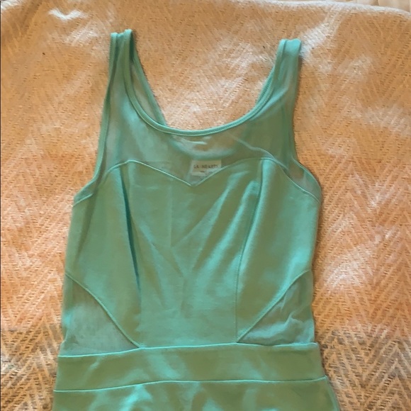 mesh cut out dress - Picture 2 of 4